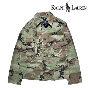【正規品】Polo Ralph Lauren  Camo Military Jacket　ラルフローレン カモ　ミリタリージャケット   【710874551001-grn】