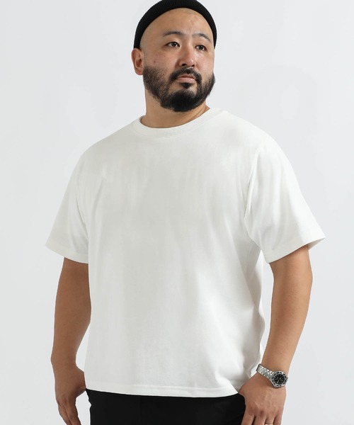 【TETE HOMME KING SIZE PROJECT／テットオムキングサイズプロジェクト】エアードライTシャツ　ホワイト