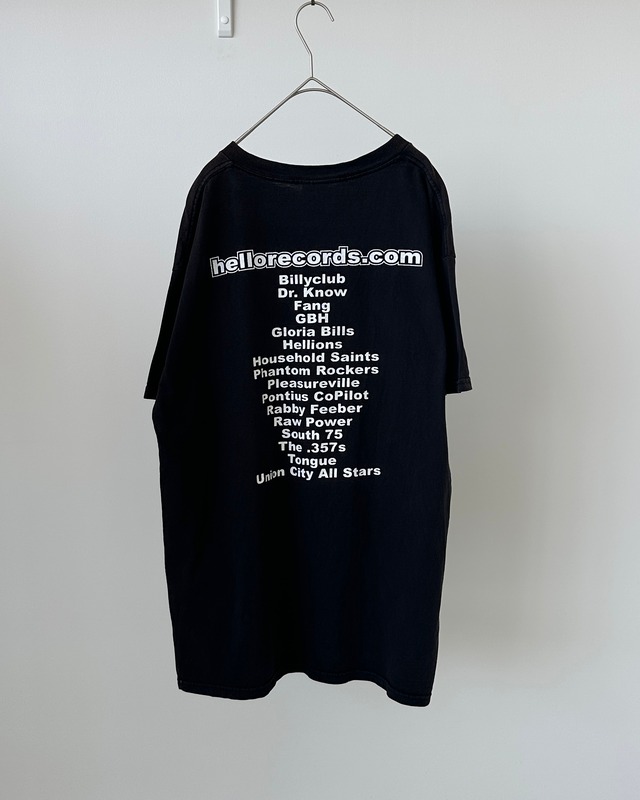 -HELLO Records- Vintage 90s L Print T-Shirt