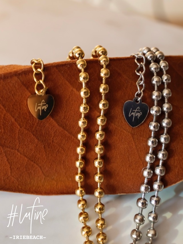 【#lufine】ball chain necklace