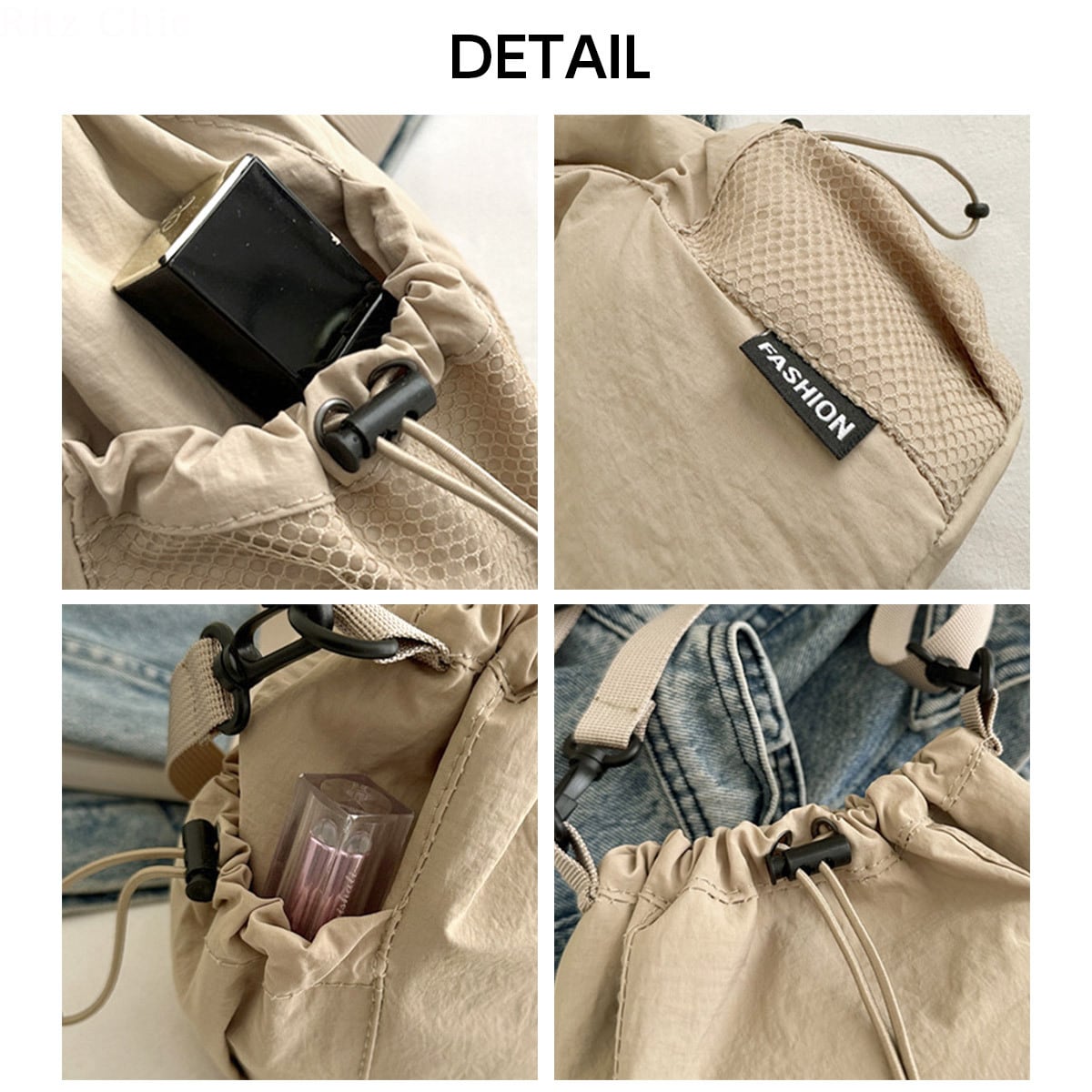 ミニバッグ ショルダー バケットバッグ レディース メンズ 韓国 スマホポーチ おしゃれ 大人 かわいい 小さめ コンパクト ライブ フェス ミニポーチ ドローストリング 大人可愛い 大人女子