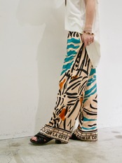 【Dazzle】COTED AZUR PRINT PANTS