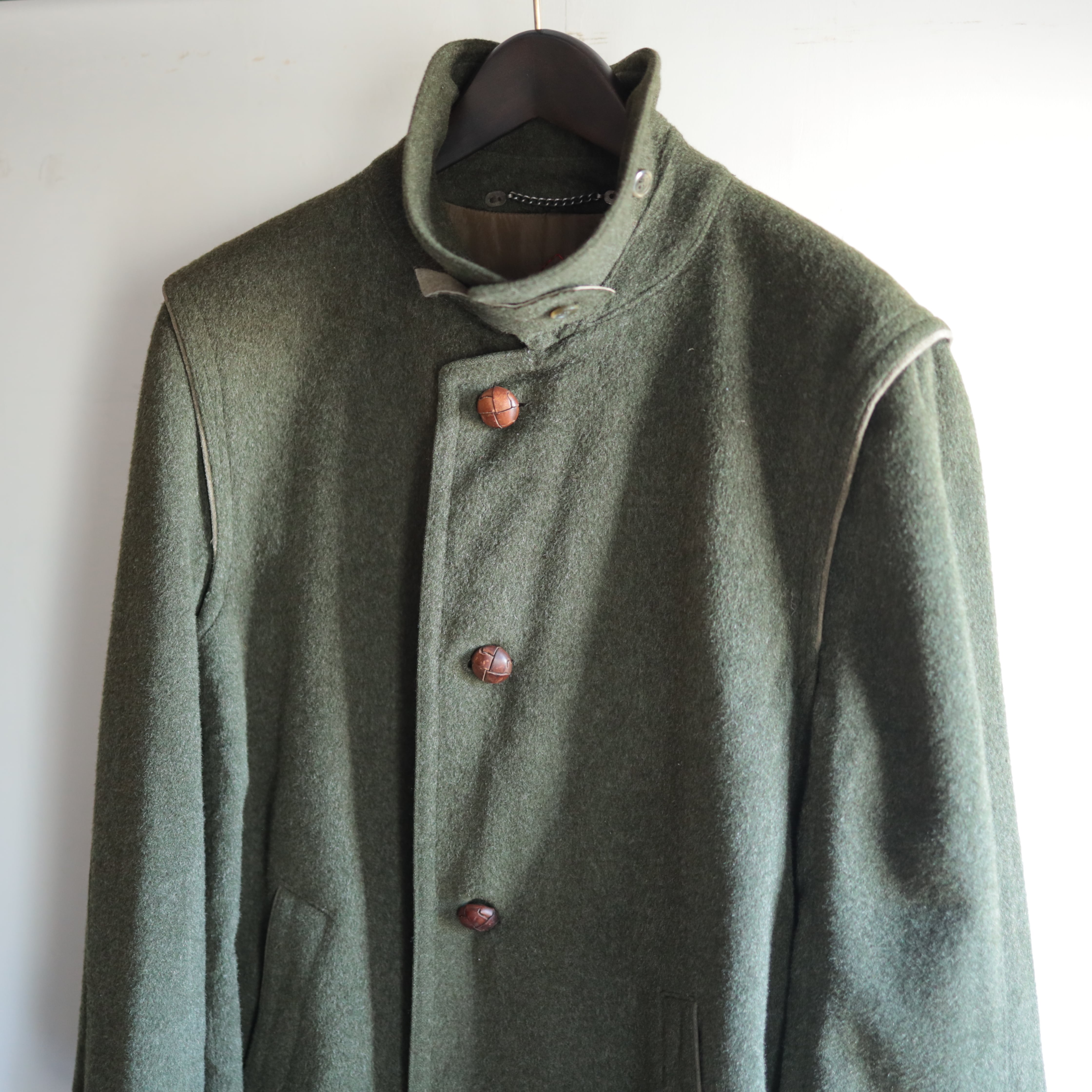90s Salko Green Loden Coat 【オーストリア製】