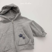 〖取寄〗韓国子供服 / 26winter / aoustudio /フラワー ジップアップパーカー / キッズ服 *XS~L*