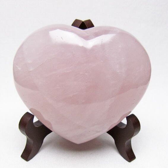 ローズクォーツ 置物 ハート 一点物 155-864