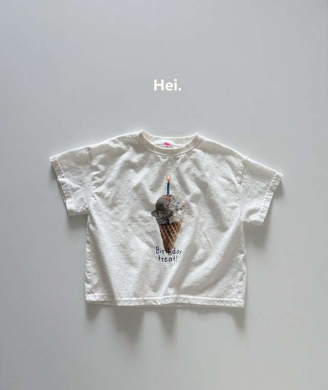 【即納/ XS, S】ice cream T / Hei.