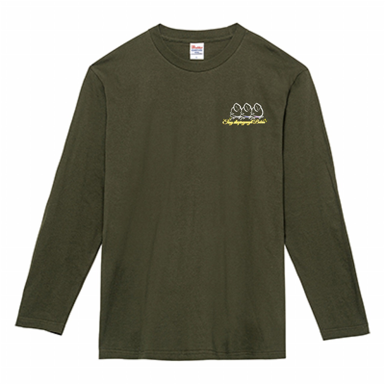 新 ディース トップス ロングTシャツ 長袖 お洒落 カーキー アーミー 