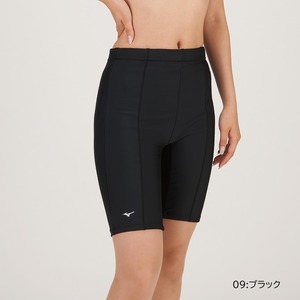 ミズノアクアフィットネス用スパッツ水着[レディース]N2JB0371 4分丈 前身総裏
