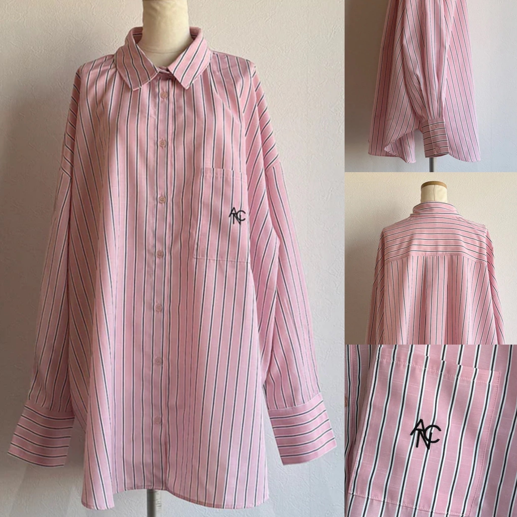 ANIECA 】ANC Stripe Pocket Shirt | valance 福井｜レディース