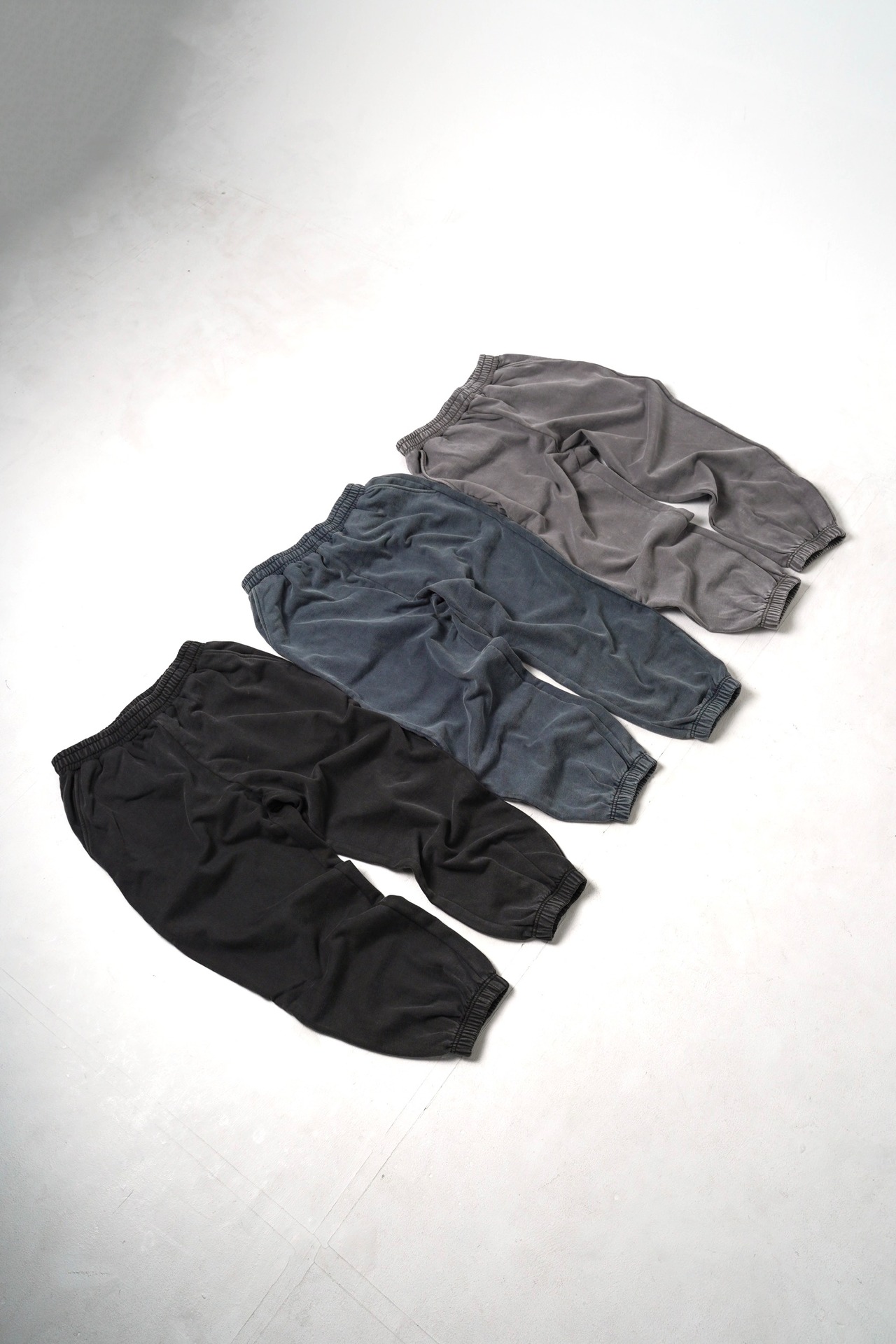 ヴィンテージスウェットロングパンツ　ダークブルーグレー