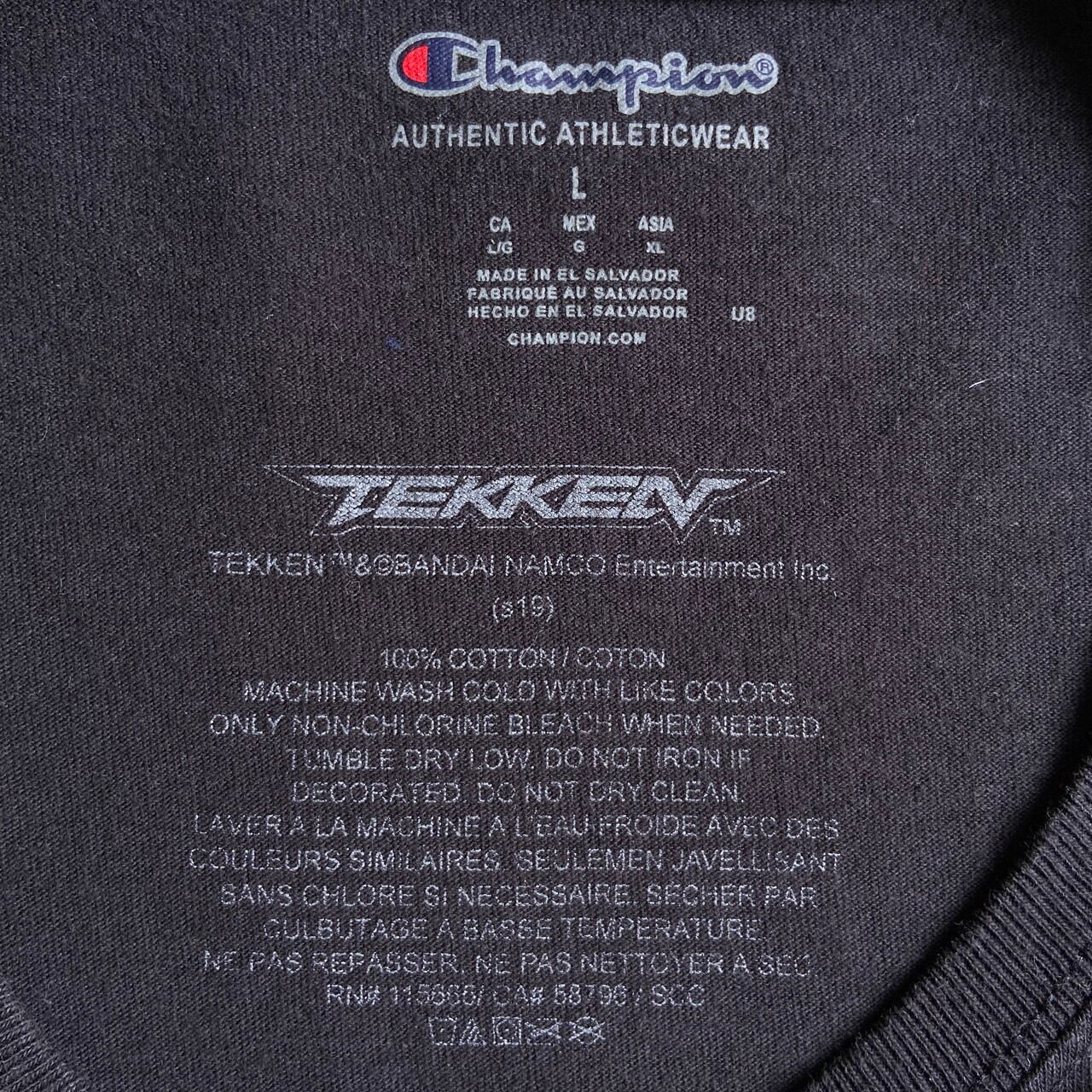 鉄拳7 三島 一八 ゲーム キャラクター プリント Tシャツ メンズL 古着 TEKKEN7 KAZUYA MISHIMA ブラック 黒【Tシャツ】  | cave 古着屋【公式】古着通販サイト