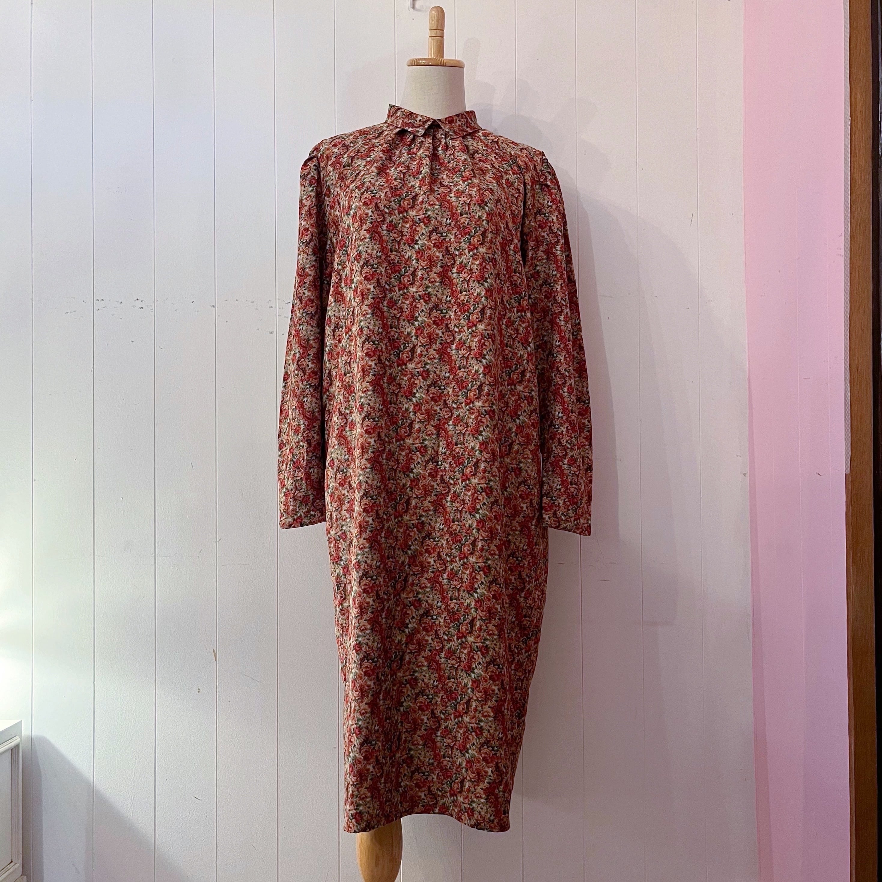 mini rose gather one-piece