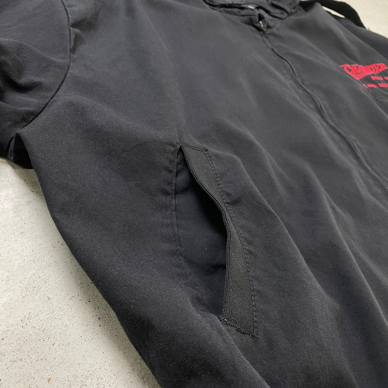 90年代 USA製 WESTARK ワークジャケット スウィングトップ 企業ロゴ 