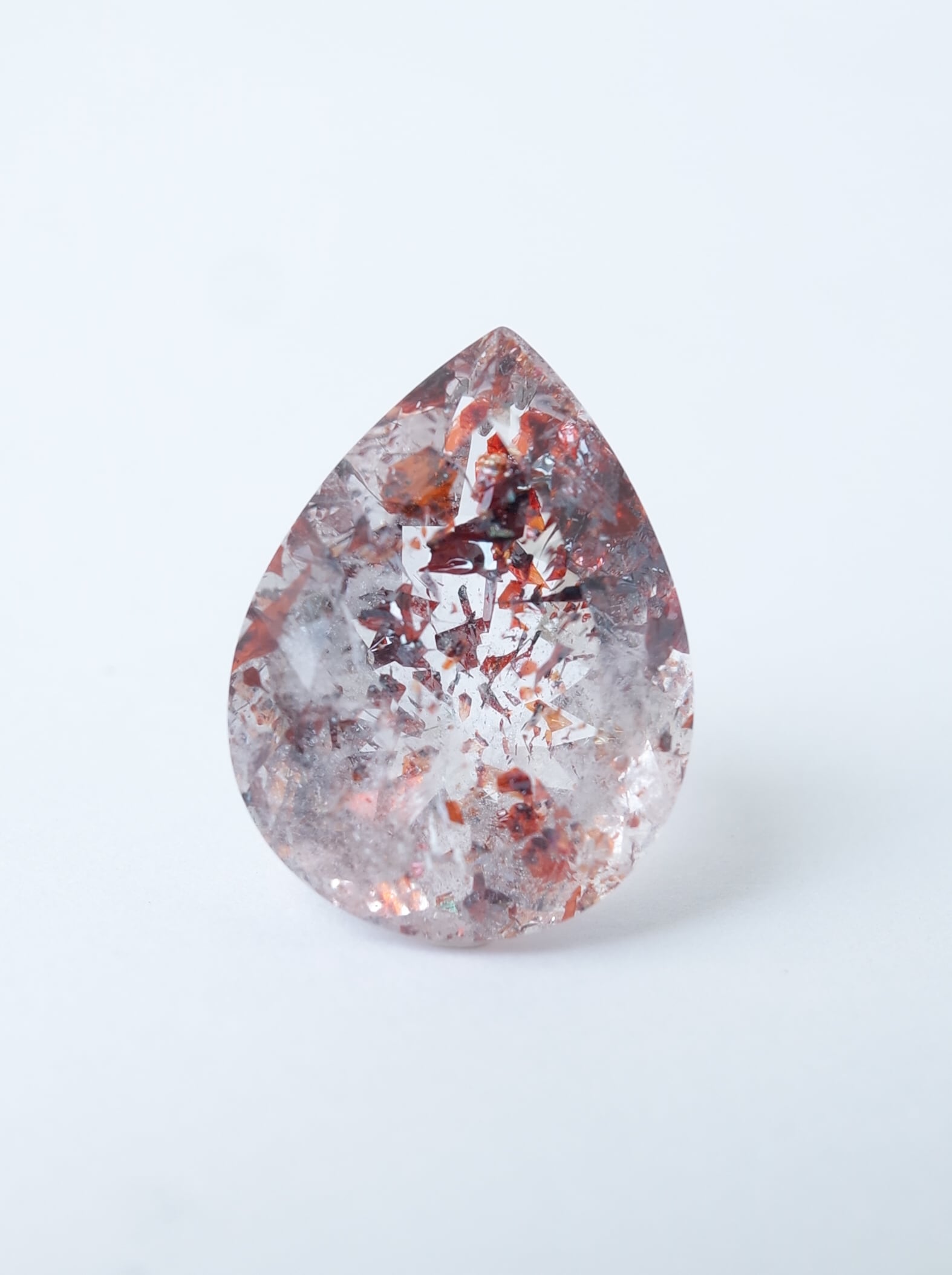 ダブルターミネーター（レピドクロサイトインクォーツ） Lepidocrocite in Quartz | SELSHA