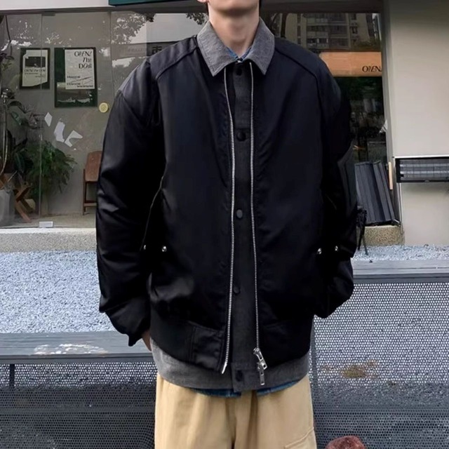 Fake two-piece jacket(MT1356)