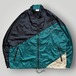 【90s】NIKE ナイロンジャケット メンズ XL Green/Black マルチカラー スウッシュ ロゴ 銀タグ VINTAGE ナイキ スポーツ Y2K 古着 正規品