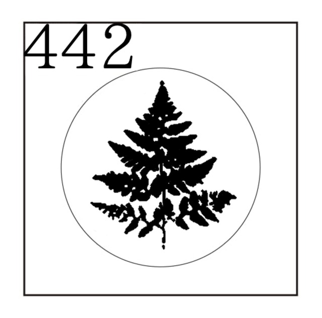 《オーダー品》【シーリングスタンプ／封蝋印】「442／針葉樹」ヒノキ・スギ・草花・ボタニカル
