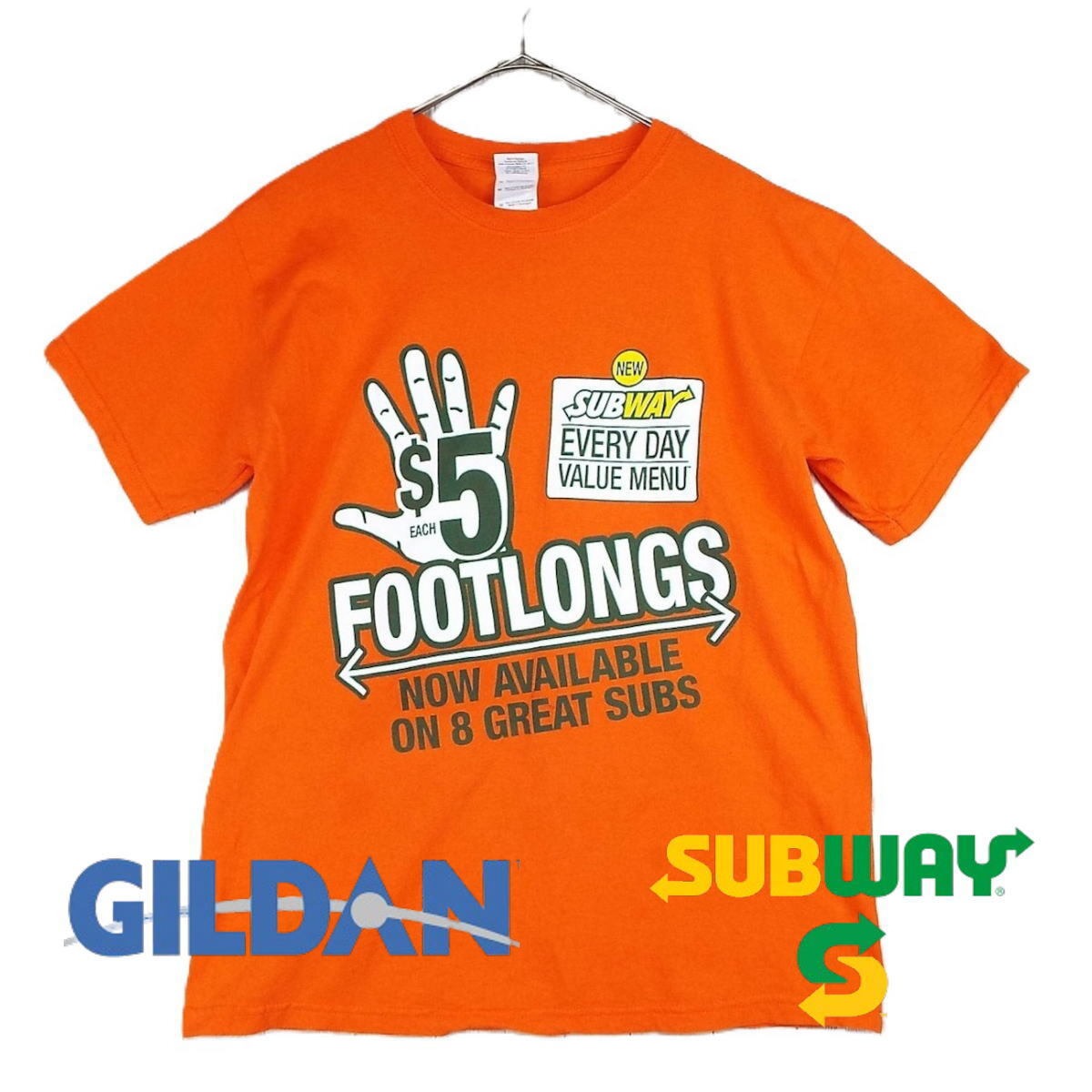 サブウェイオリジナル】00年代 GILDAN™ ギルダン SUBWAY 企業ショップ 