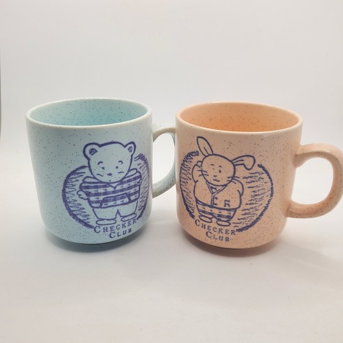チェッカークラブ 小さめペアマグカップ 未使用
