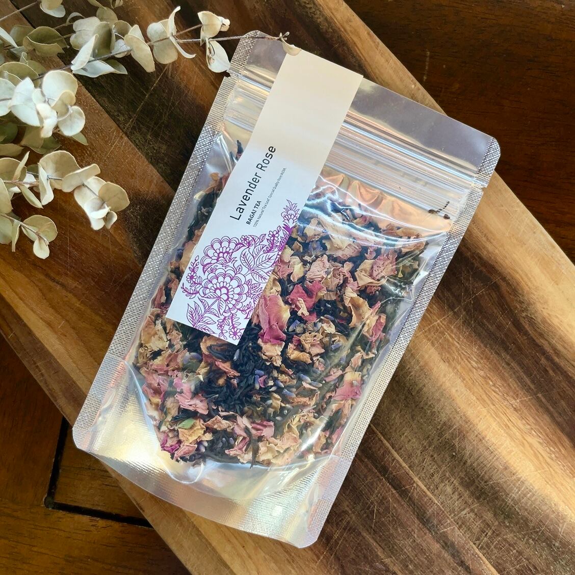  ラベンダーローズ　ティーセット Lavender Rose［ラベンダーローズ］ | BAGAI TEA