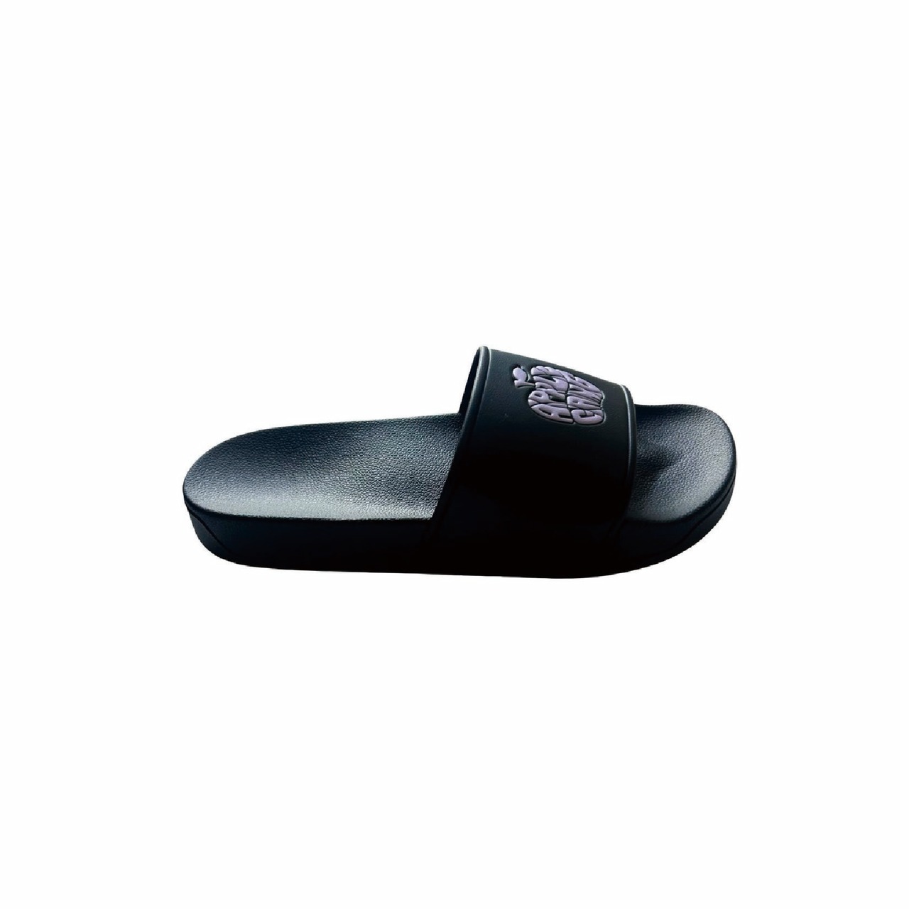APPLEGANG ASYMMETRIC SLIDES ブラック×パープル