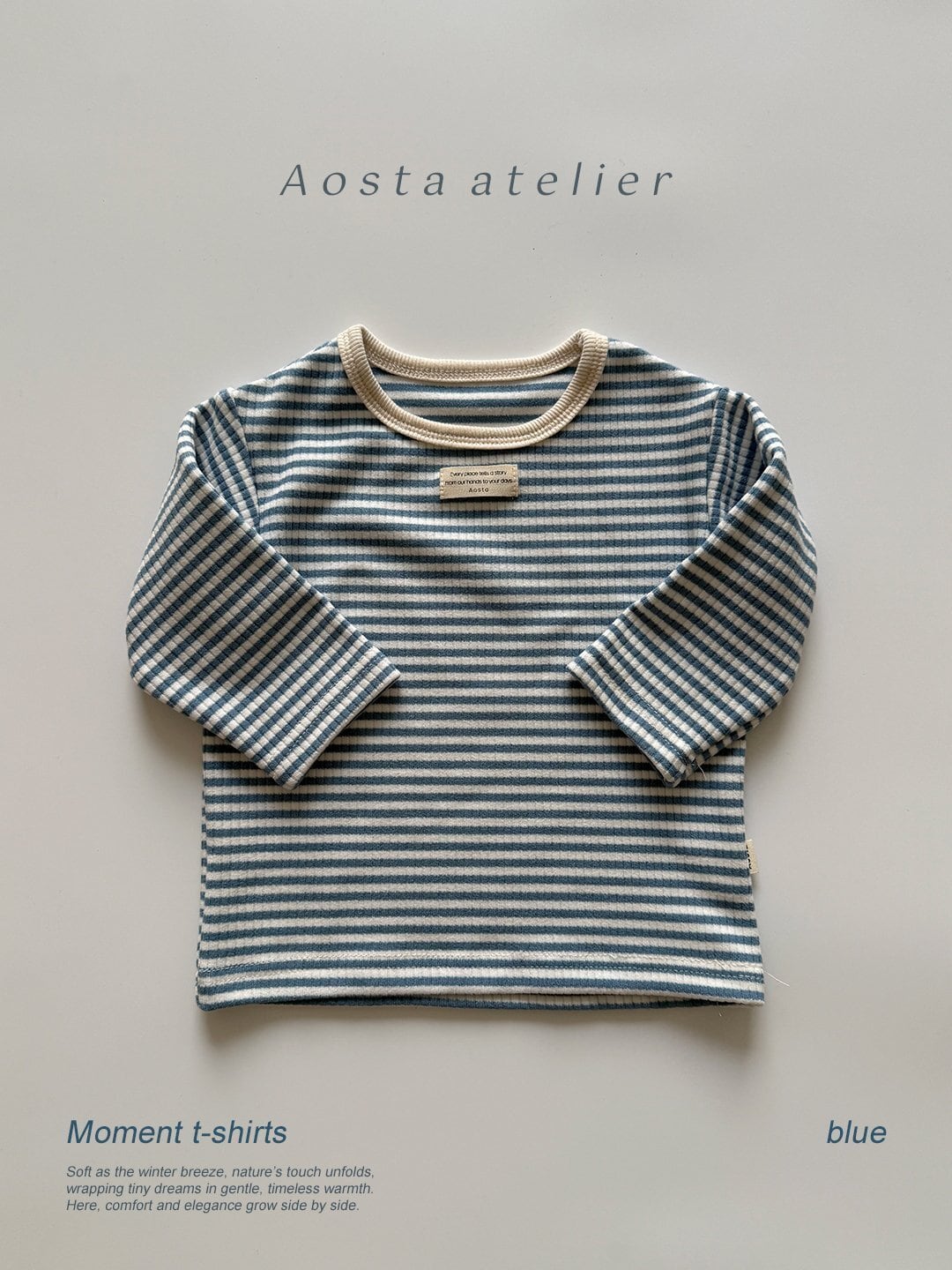 予約販売 【Aosta】 モダンティ/ブルー(70–110cm)2025冬