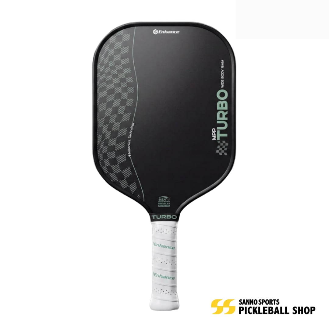 ENHANCE MPP Turbo ArmorGrit™ Widebody Pickleball Paddle ピックルボールパドル