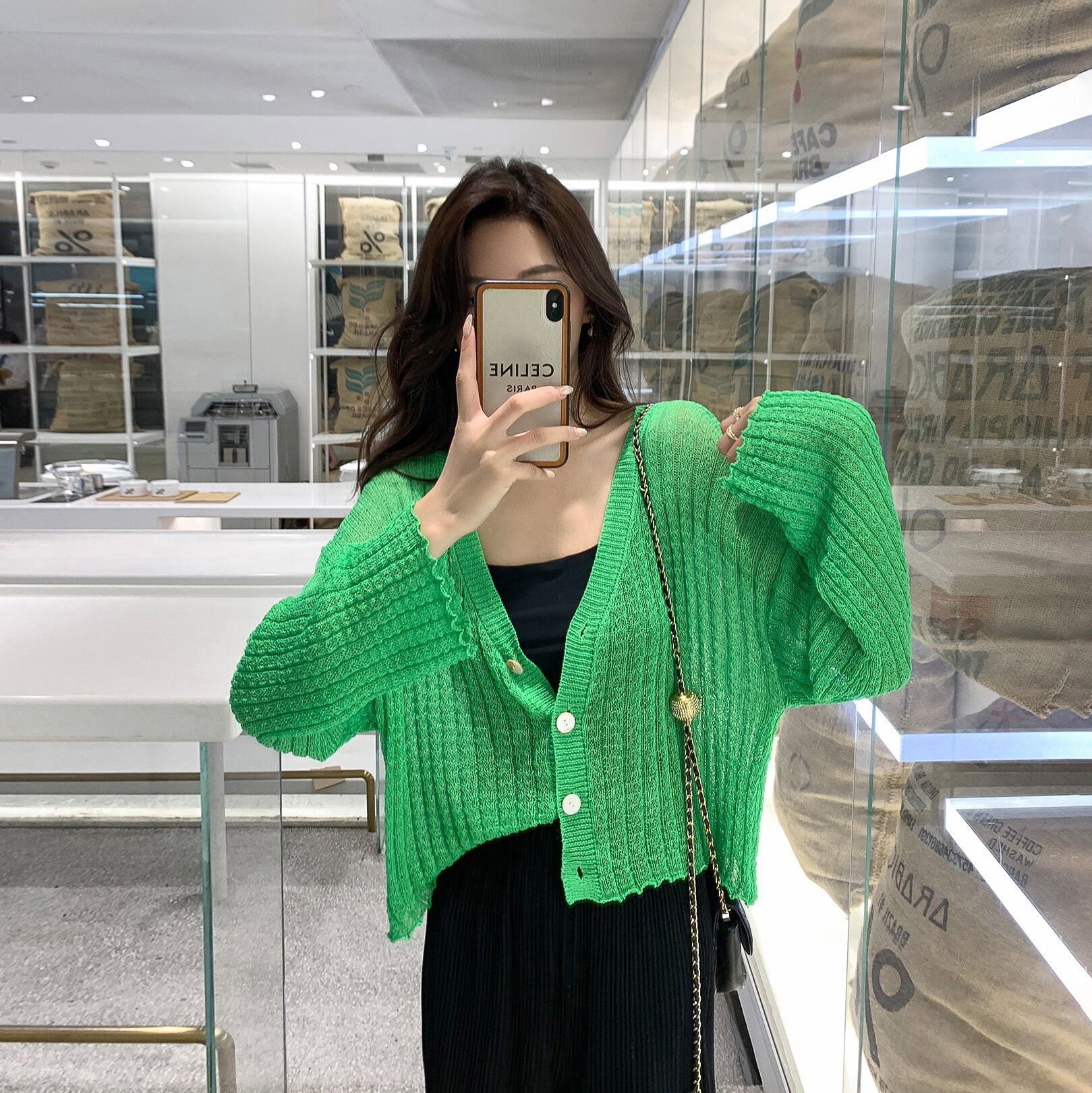 Vネックセーター レディースサマースタイル薄手カーディガントップス ロング 夏物 6Du_Shop_Women72265262352