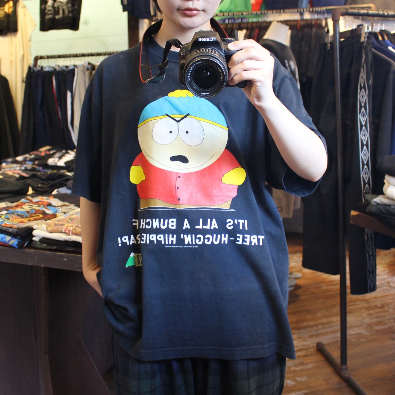 エリック・カートマン” SAUTH PARK Print T-Shirt Black AUSTRALIA製 