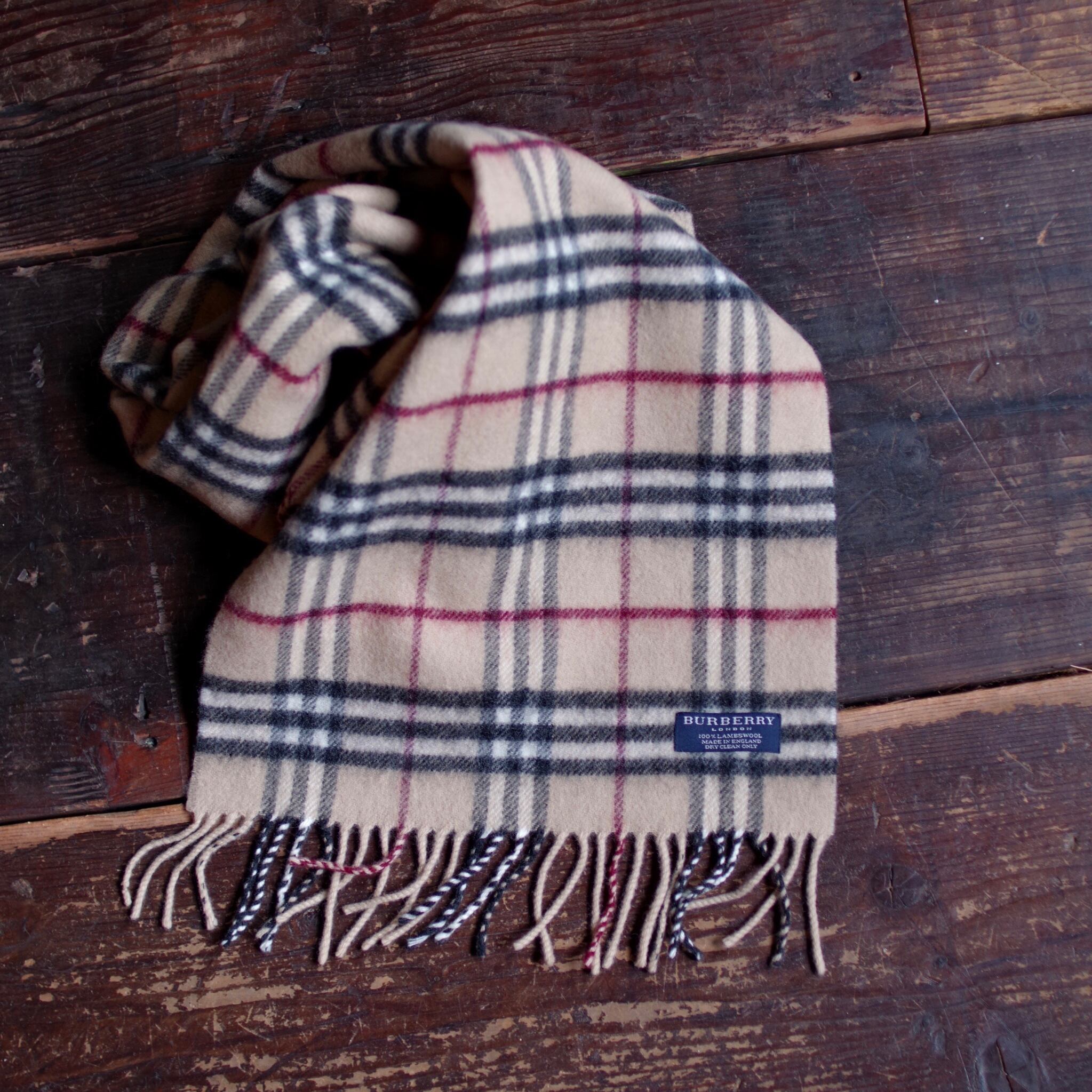 BURBERRY Wool Muffler / バーバリー ウール マフラー