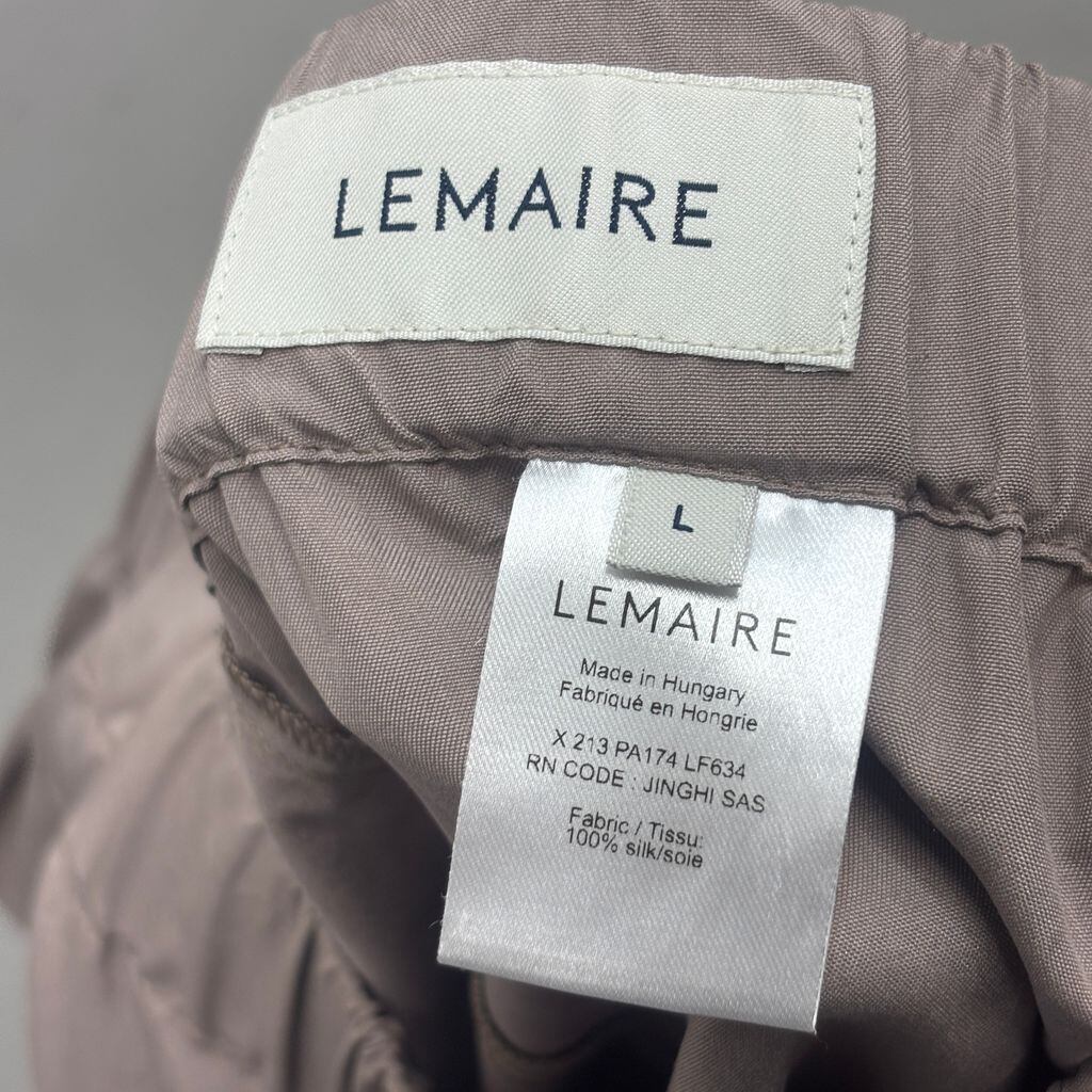 LEMAIRE ルメール 21AW Silk Easy Pants イージーパンツ X213 PA174
