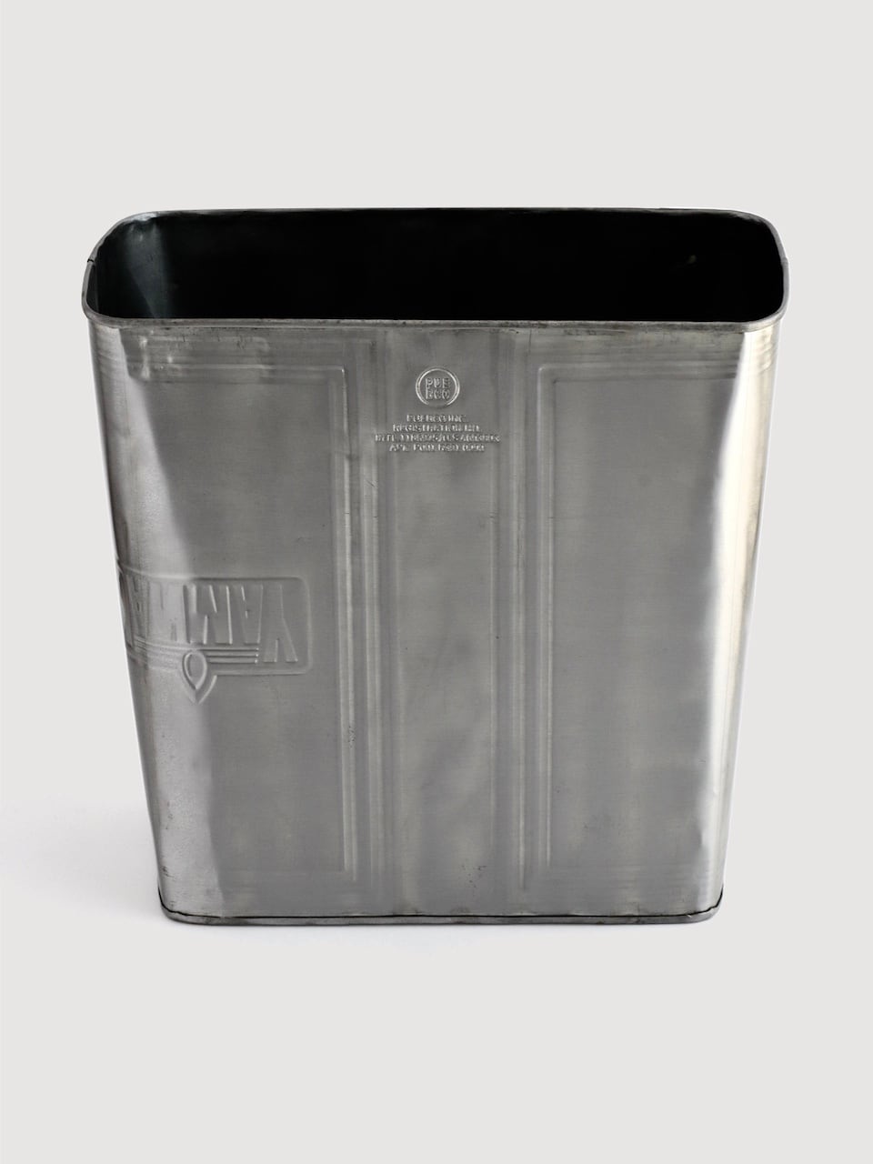 リサイクルスチール ゴミ箱 レクタングル｜Recycled Steel Trash Can