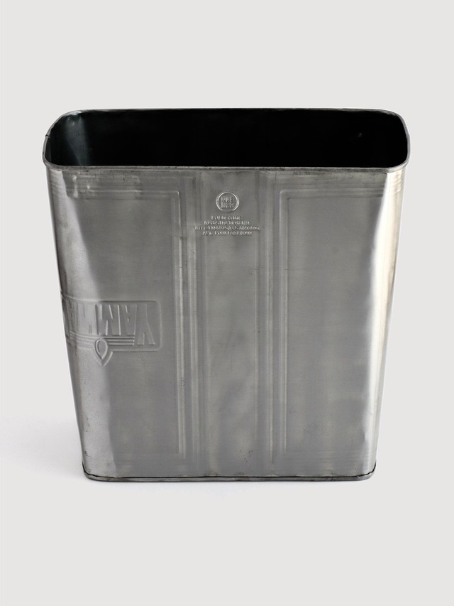 リサイクルスチール ゴミ箱 レクタングル｜Recycled Steel Trash Can Rectangle - PUEBCO