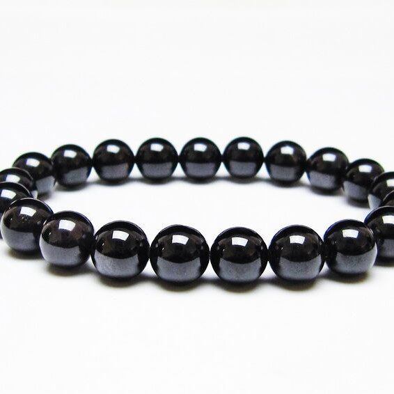 スギライト ブレスレット 9mm ブラックスギライト ブレスレット ブレス 一点物 メール便可 [M便 1/10] 111-47199