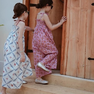 夏南国リゾート 花柄ロングワンピース