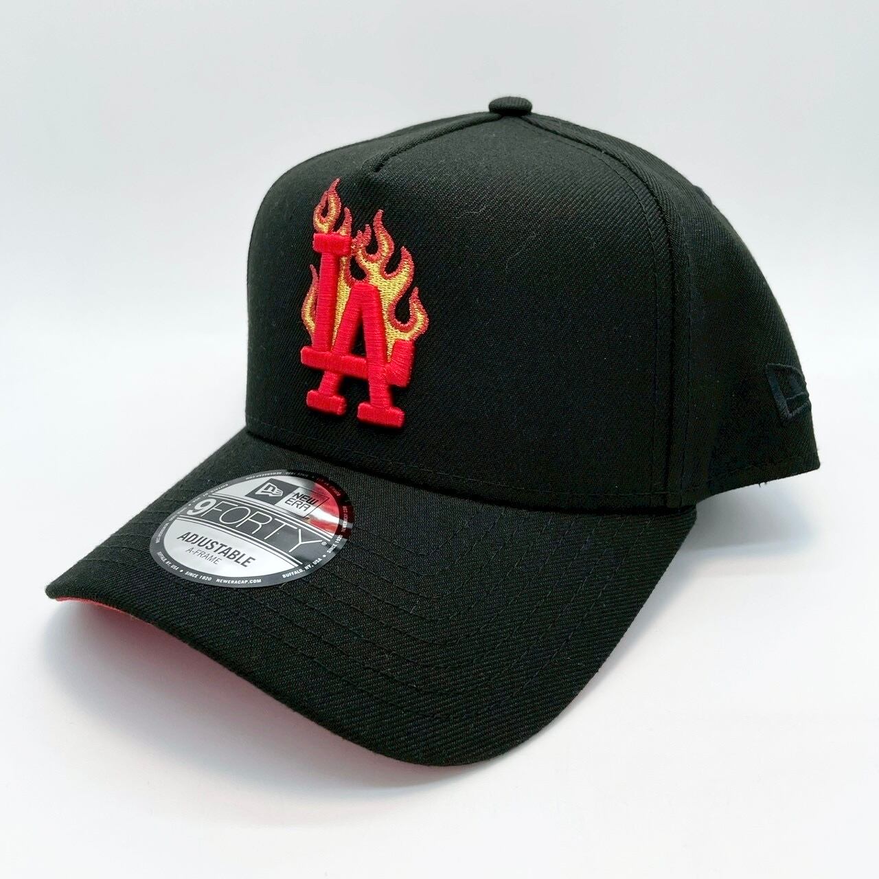 NEW ERA 9FORTY / 940 A-Frame Los Angeles Dodgers Black FIRE PATERN