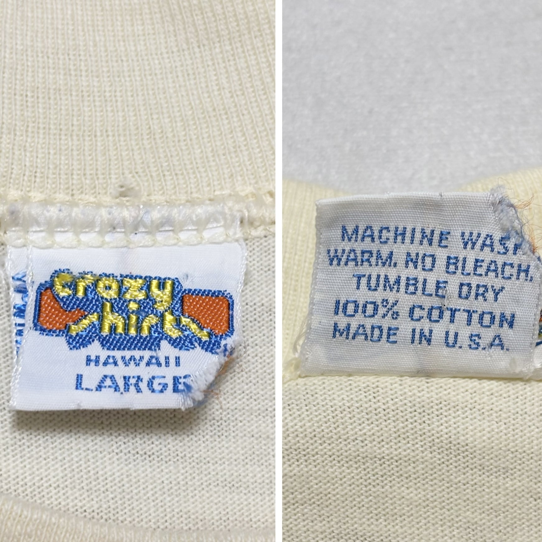 古着 クレイジーシャツ crazy shirts イルカ 半袖 Tシャツ