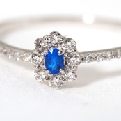 アウイナイト リング 0.04ct D0.17ct  pt900