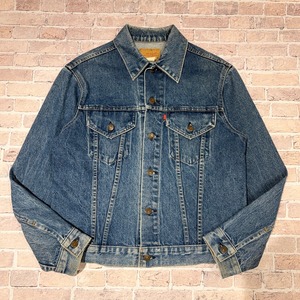 1970-80s LEVI'S 70505-0217 DENIM JACKET SMILE WAPPEN