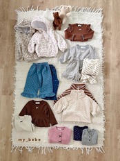 韓国子供服 / Mybebe / デニムフリルパンツ *XS~XL*