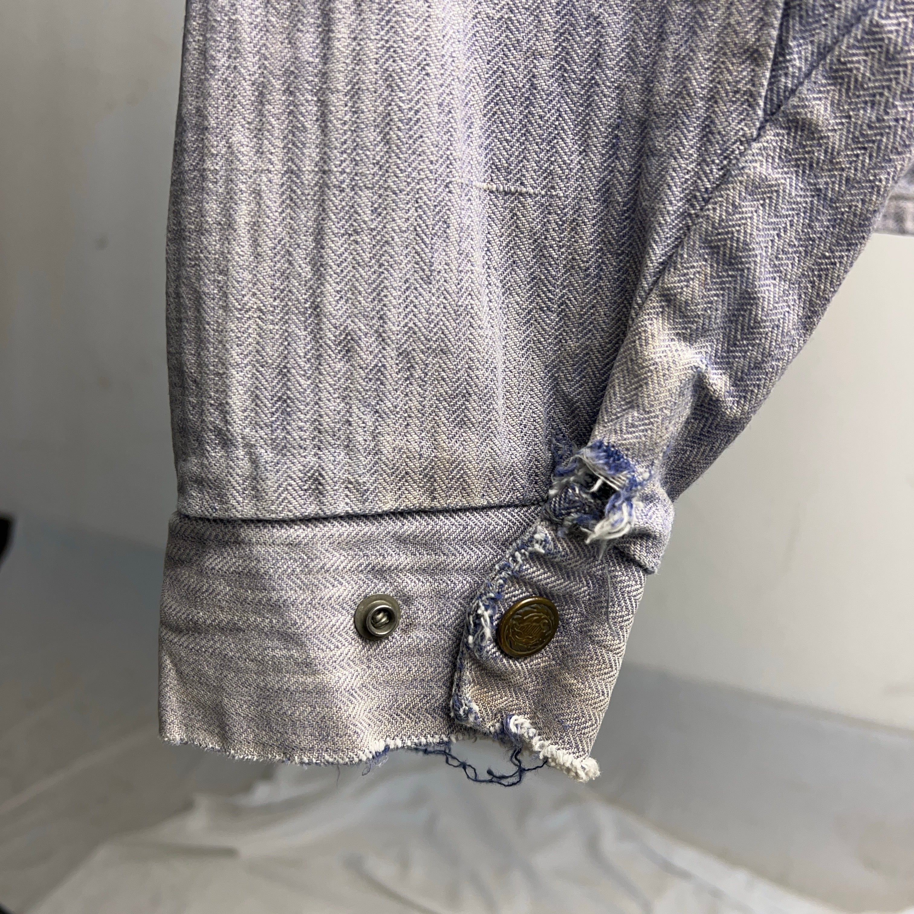 1970's HBT WORK JACKET BORO FADED 70年代 ヘリンボーンツイル ワーク