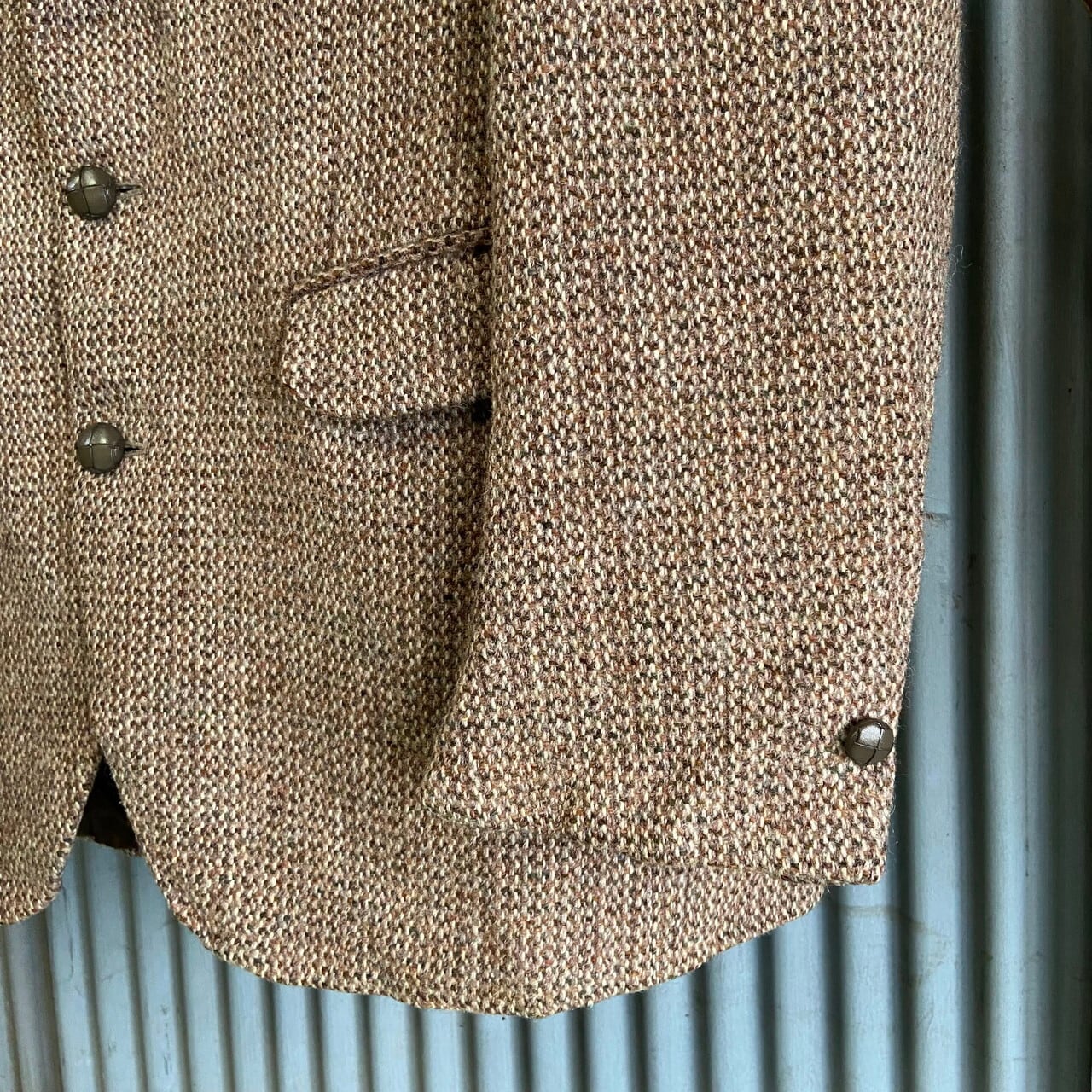 英国製 60年代 ビンテージ HARRIS TWEED ハリスツイード