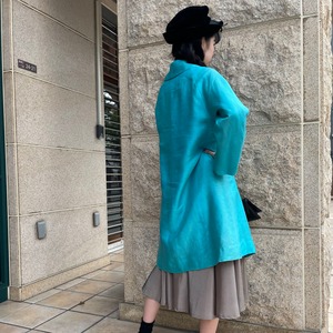 50's A line blue coat