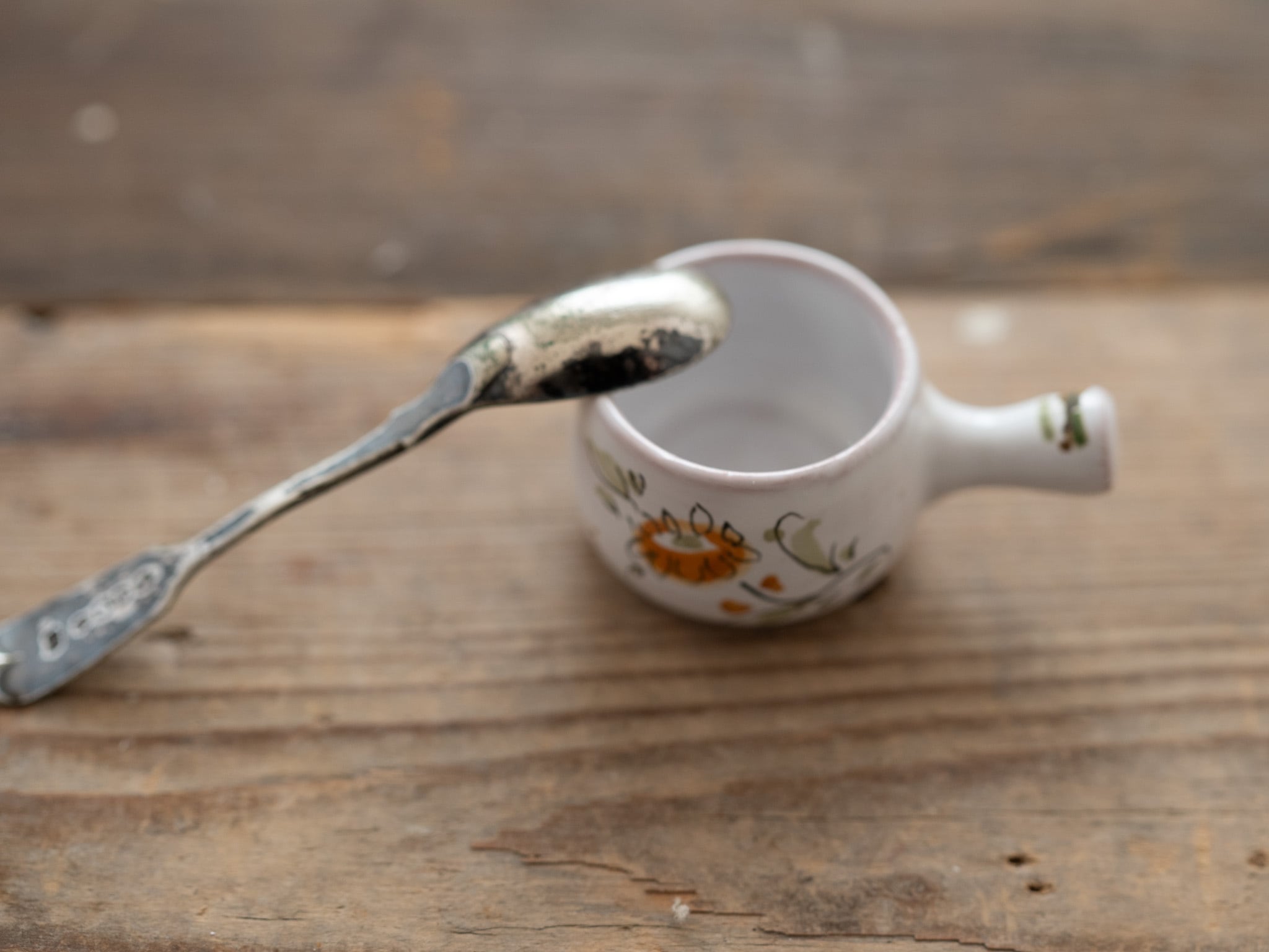 小さなシルバースプーン フランスアンティーク