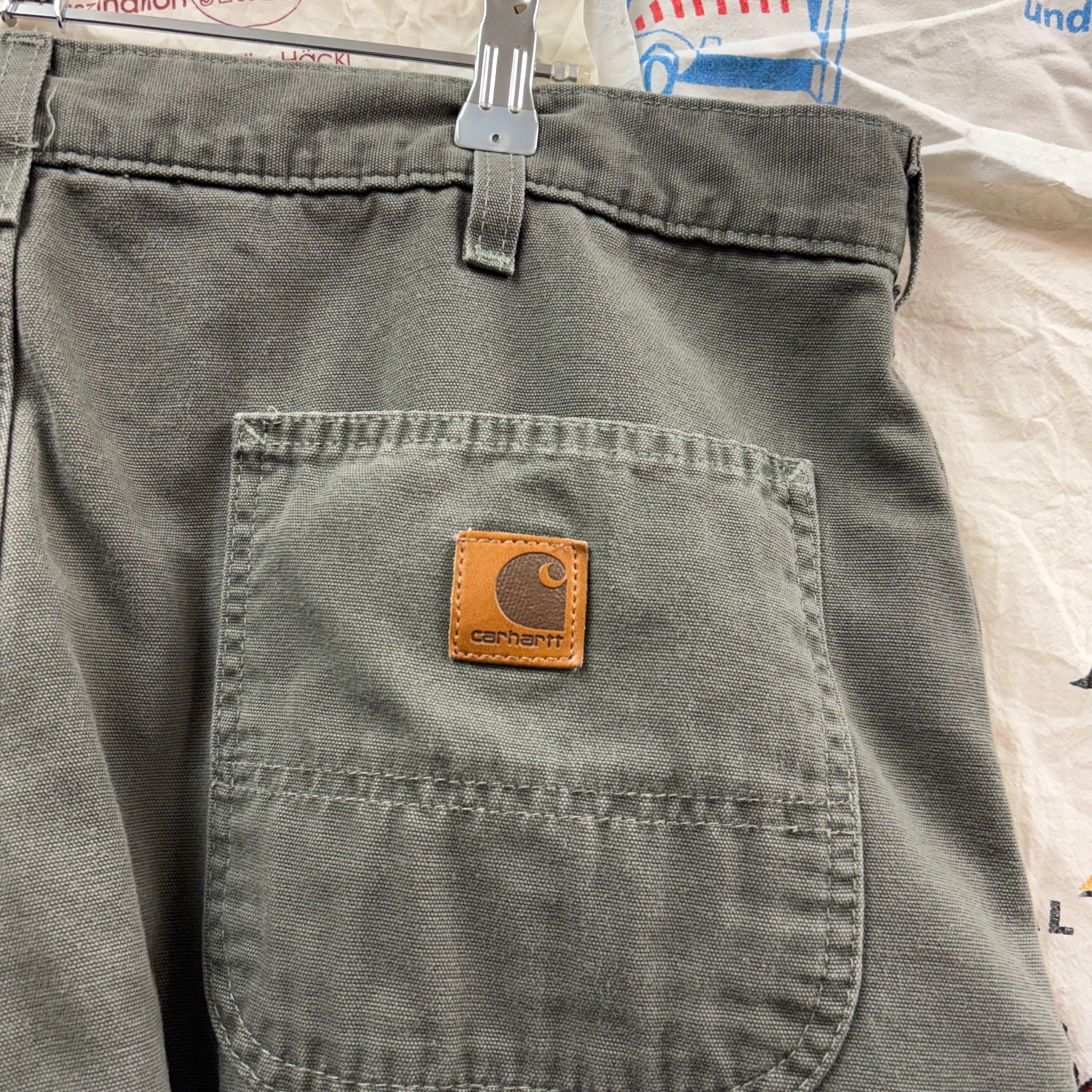 美品】carhartt ペンイターパンツ 裏地チェック w30 00s USA製