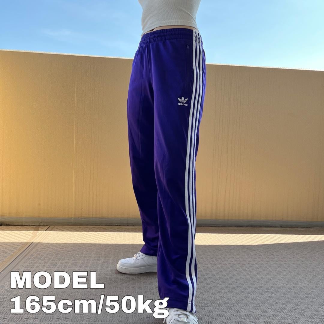 90s adidas アディダス 極太バギー ナイロンパンツ US