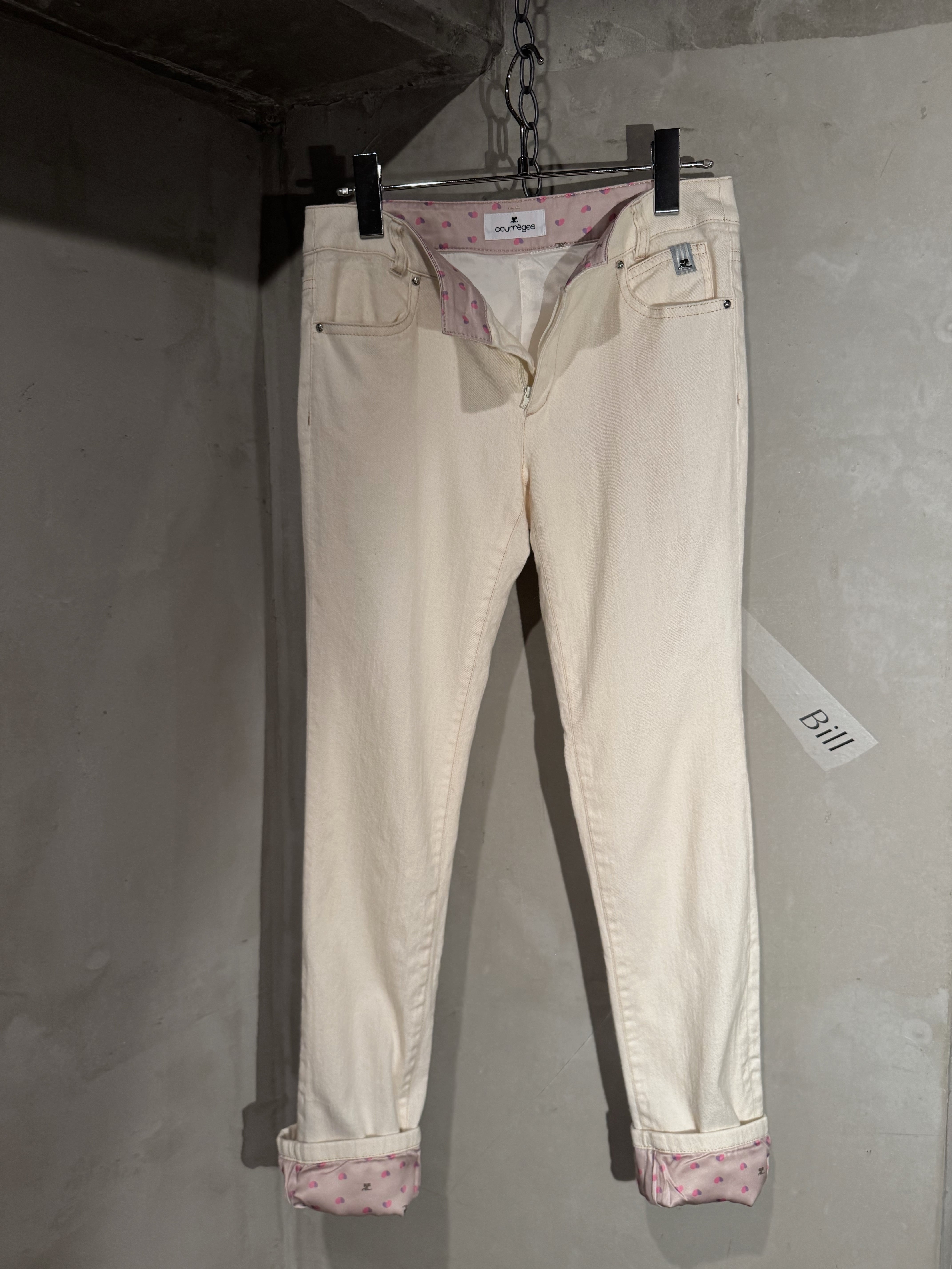 Courrèges ribbon pocket cutie pants