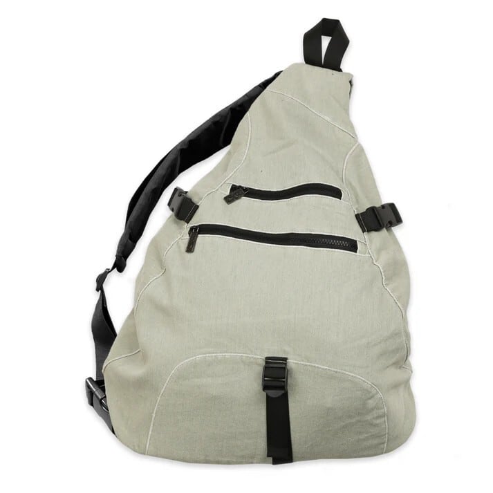 YARDSALE / DENIM SLING BACKPACK / WHITE