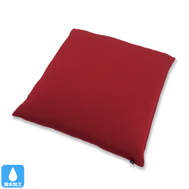 布ものがたり（ちりめん無地）　座布団（カバーのみ）　AE（赤円子-あかえんじ）50×50（クッション対応）