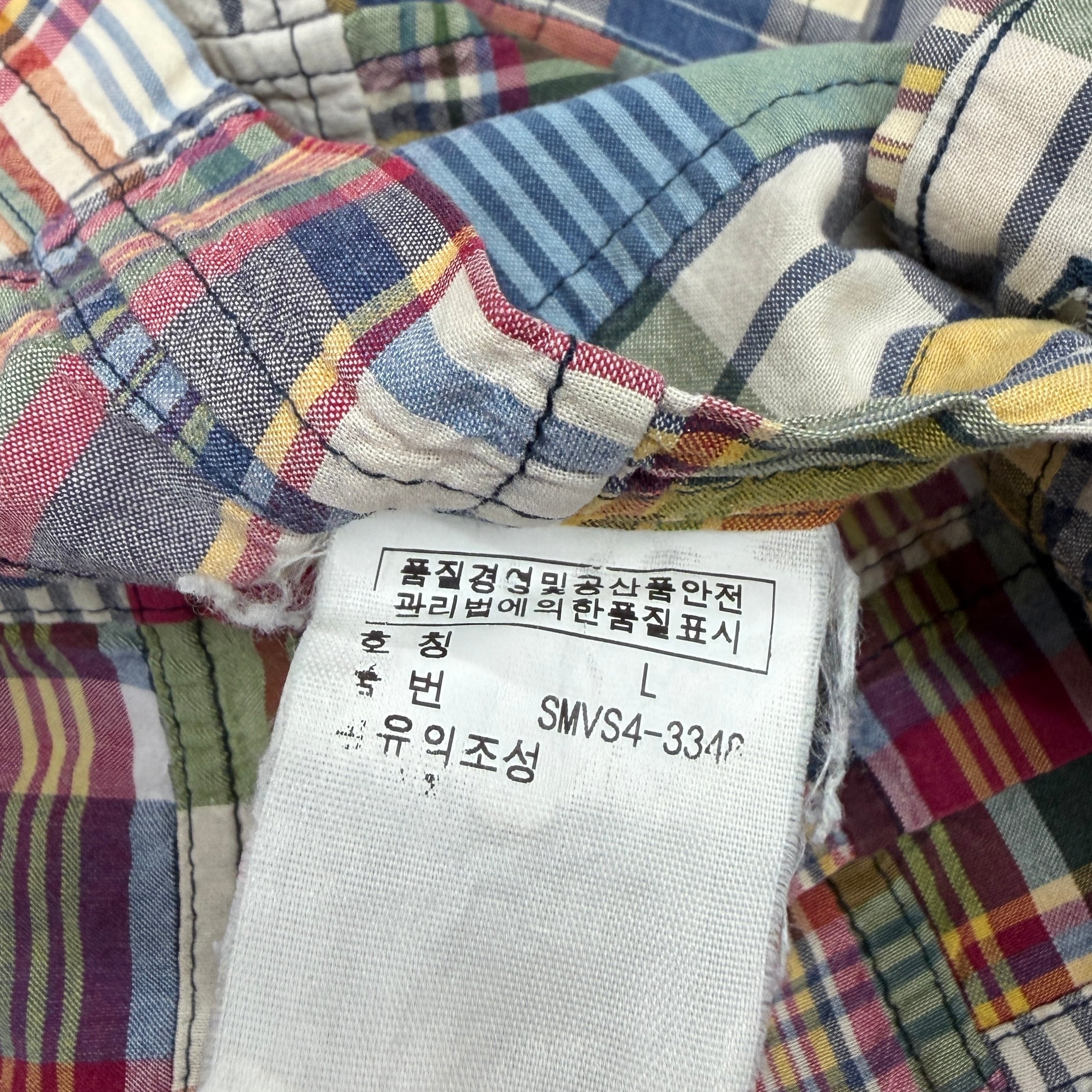 RALPH LAUREN】patchwork shirt パッチワーク シャツ ラルフローレン